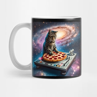 Music Pizza Cat in Space Mug